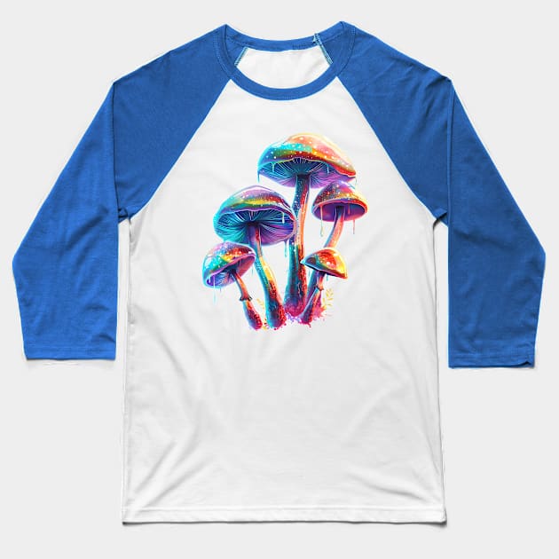 Enchanted Fungi Baseball T-Shirt by Izzit-Reel